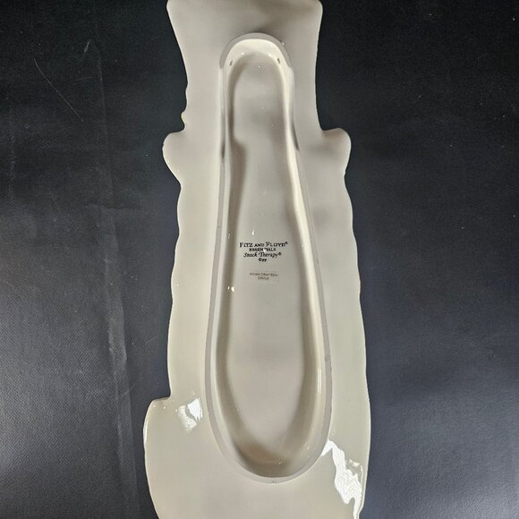 Fitz & Floyd Snack Therapy Snowman Server/Tray/Platter Wall Hanging Original Box - Picture 7 of 10